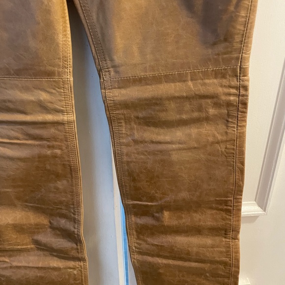 Levi's Tan leather Pants - Picture 4 of 4